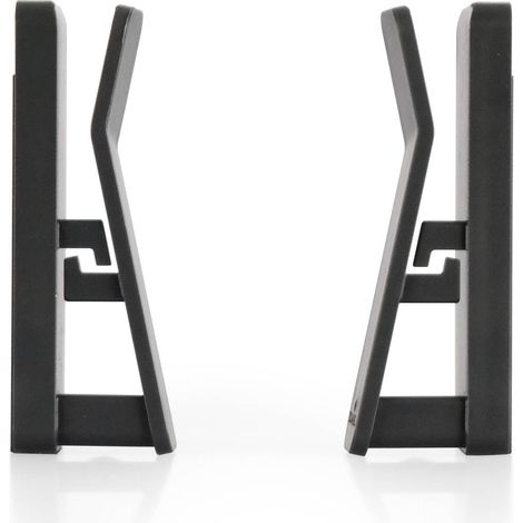 Durable Wandhalterung für Tablets und Smartphones, einfache Montage mit Kleben oder Bohren, anthrazit, 893958 (1/5)