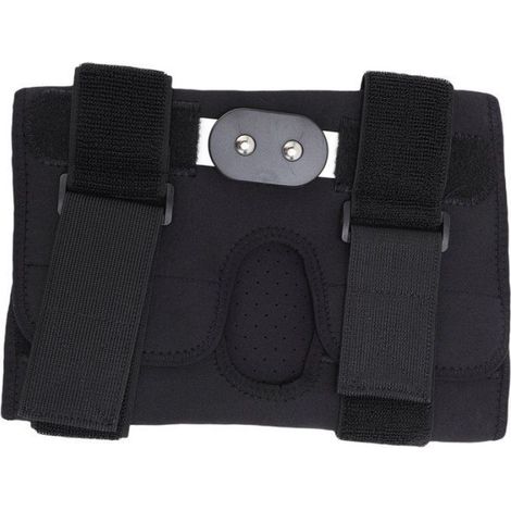 Genouillère - Stabilisation Aluminium - Coussinet Rotulien - Mesh Respirant - Taille L - Noire (1/5)