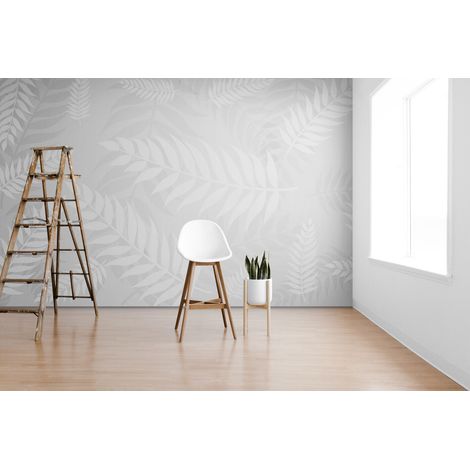 Papier Peint Feuillage - Ombres de Fougères Délicates - 150 x 250 cm (1/2)