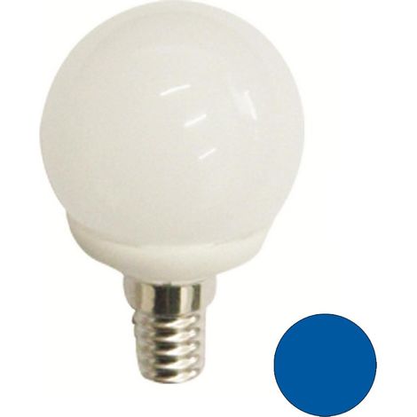 Bombilla LED Esférica Azul E14 (4W) (1/2)