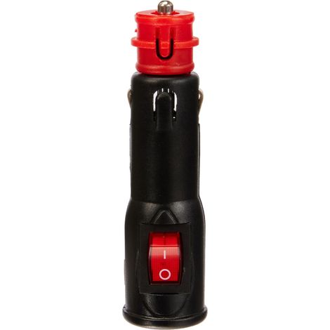 Prise Allume-cigares avec Interrupteur 12V, Noir (1/3)