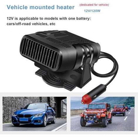 Voiture 24 V, vente chaude en hiver, chauffage à double usage monté sur camion, ventilateur à air chaud universel 24 V avec purification, désembuage et dégivrage (1/4)