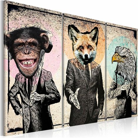 Tableau affaires simiennes - 120 x 80 cm (1/4)