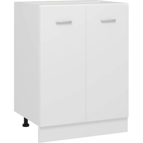 vidaXL Bottom Cabinet "Lyon" White 60x46x81,5 cm Engineered Wood