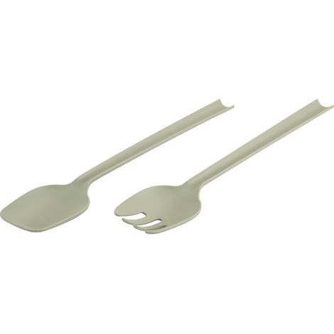 Set di posate da insalata verdi da 29 cm
