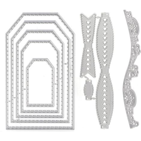 3 moules à découper en acier pour scrapbooking, décoration manuelle et projets créatifs (1/5)