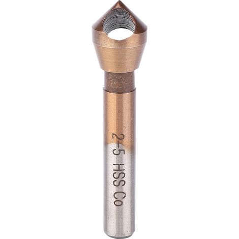Outil De Chanfreinage - Foret Ébavureur 90 Degrés - Plaqué Cobalt Pour Métal Bois Plastique - Poignée Ronde - Diamètre 2-5 Mm (1/5)