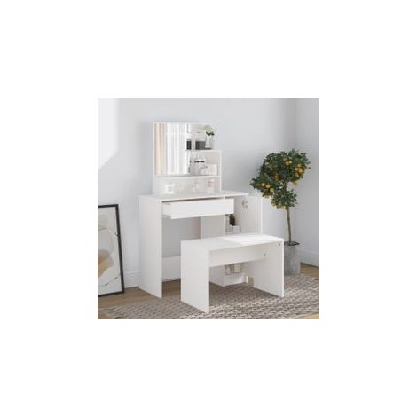 Ensemble de coiffeuse Blanc 86,5x35x136 (1/5)