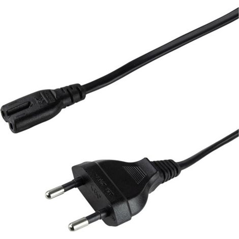 LogiLink CP194 Strom Netzkabel  Schwarz 7.50 m