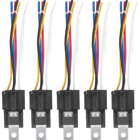 Generic Relais Automobiles, 5 Morceaux de Relais Automobile 12V pour le Remplacement (1/5)
