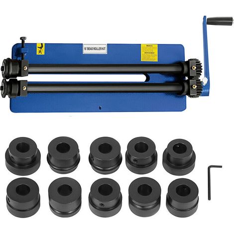 Rundbiegemaschine Sickenmaschine 460mm Manuell Bördelmaschine mit 6 Würfelsätze