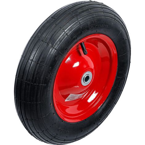 Roue de brouette pneu avec chambre à air 350 mm (1/4)