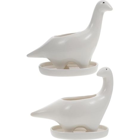 2 Stück Keramik Blumentopf mit Dinosaurier Design und (1/5)
