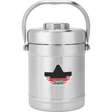 Boîte repas isotherme 1.2L en inox droit gamelle thermique pour école (1/5)
