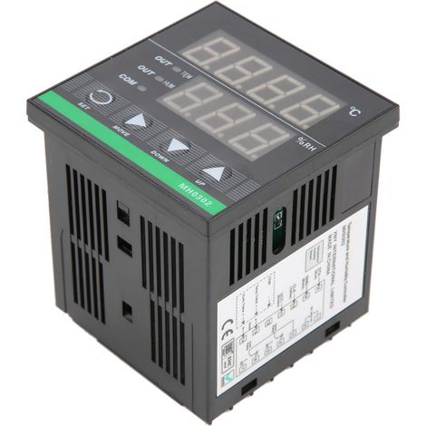 MH0302 Einbau-Digitalregler für Temperatur und Luftfeuchtigkeit, Sensorkabel 72 x 72 mm (1/5)