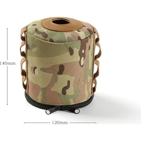 Housse de protection pour cartouche de gaz de camping 230/450 g, étui pour bouteille de gaz, matériel de barbecue, de pique-nique et de camping, réchauds portables (1/5)