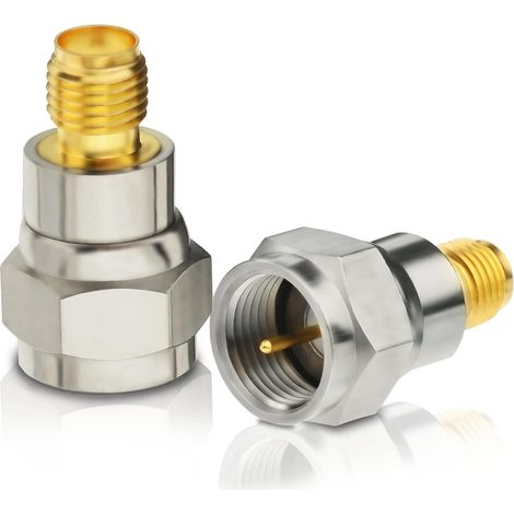 F-type threaded adapter to SMA female thread, SMA female thread male thread internal bore to F-type male thread internal thread internal needle type, F-type male thread to SMA female thread HF convert