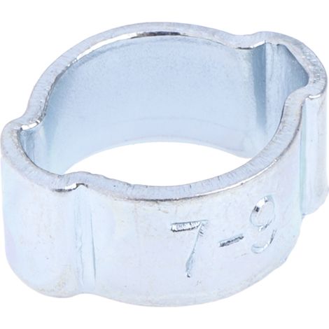 Collier de serrage pour tuyau de type O, Acier, 7 9mm ( Prix pour Sachet de 25 )