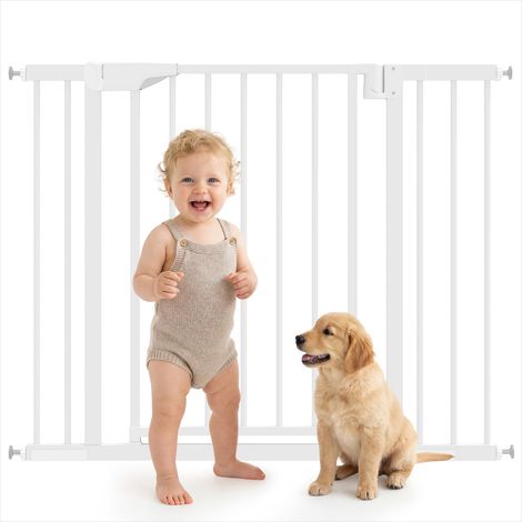 Chatière Barrière de sécurité bébé chien en acier carbone 76-102 (1/5)