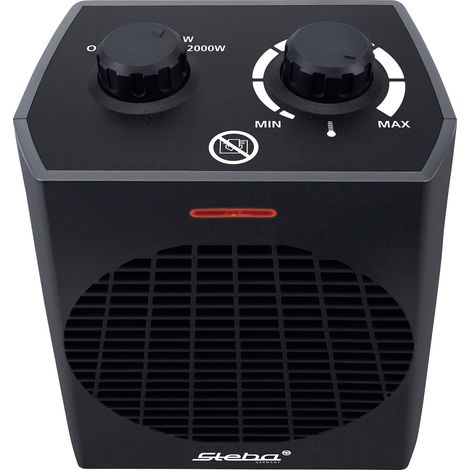 Steba 39.50.00 Radiateur soufflant FH 504 20 m² noir X892541 (1/5)