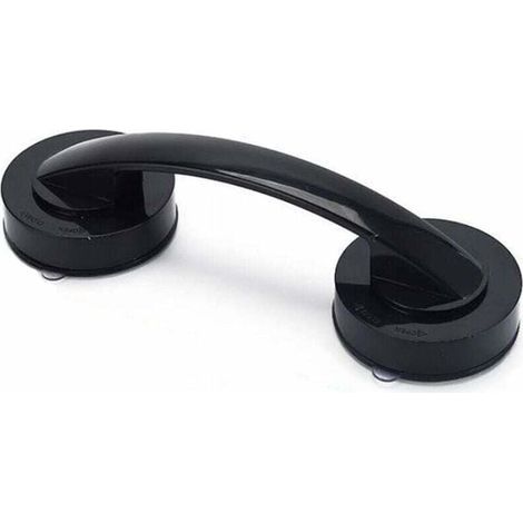 Poignée De Salle De Bain Antidérapante Avec Ventouse Amovible Pour Sécurité Fenêtre Et Porte Noir (1/4)