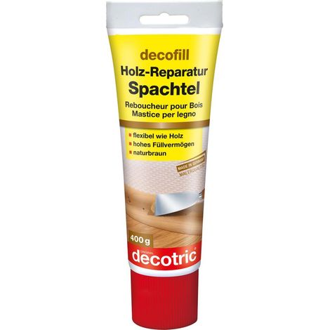 Decotric Holz-Reparatur-Spachtel 400 g Holzpaste & Holzkitt (1/2)