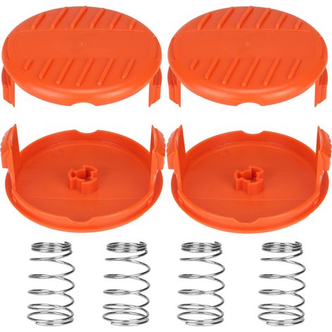 Passende Zündspulenkappen A6481, A6485, RC-100-P für Black & Decker GL280, GL301, GL425, GL430, GL545, GL555, GLC13, STC1820, ST1823, GLC1825L, GLC3000. Ersatz-Zündspulenabdeckung. (4 Kappen)