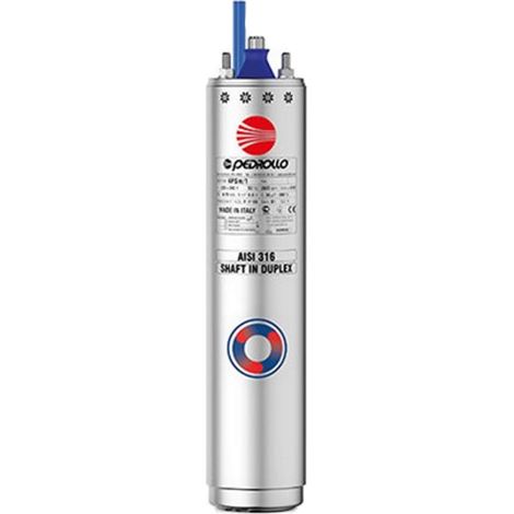 SOLO Motore Pompa per pozzo Acciaio INOX 4 Pollici Incapsulato 1,5Hp sommersa Cavo 2m 4PS /1,5 380V Pedrollo