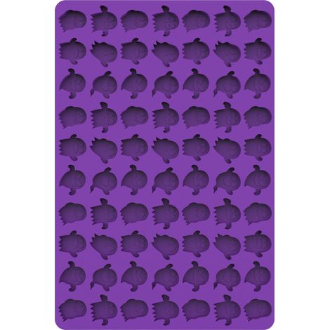 Tapis de Cuisson pour Biscuits pour Chiens Violet - Silicone Épais 2,5 cm, Moule à Découpes pour Friandises Canines (1/4)