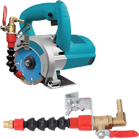 Universelle Wasserdüse für Schneidemaschinen, Staub- und Wasserbefüllvorrichtung für Winkelschleifer, Nutenmaschinen und Staubabsaugungssystem für Fliesenschneidemaschinen. (1/5)