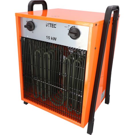 BTEC Elektroheizer 15 kW, 32A Heizlüfter, Bauheizer (1/5)