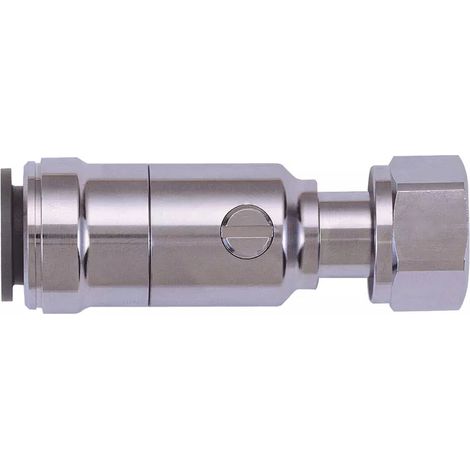 John Guest Speedfit Chrome Plated Service Valve 15mm X 1/2 (1/3)