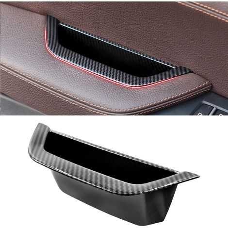 Compatible avec Poignée Porte BMW X3 F25 2010-2016,X4 F26 2014-2017 Garniture Poigner de Porte Interieur X3 F25 Poignee de Portes Avant X4 F26 Poignée Intérieure Gauche pour BMW-Fibre Carbone (1/5)