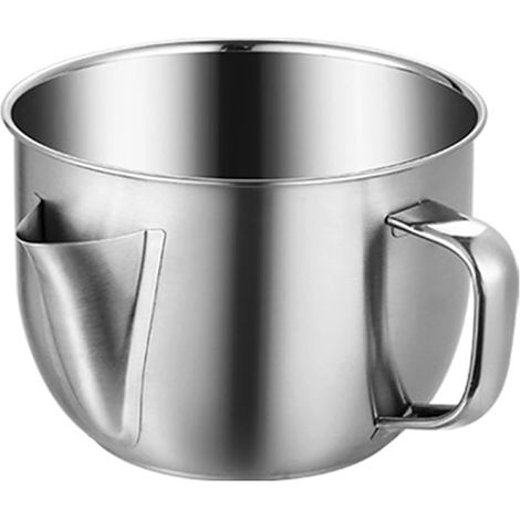 Séparateur de graisse en acier inoxydable - 1 l - Séparateur de graisse - Bol à huile - Filtre à graisse - Séparateur de sauce - Filtre à graisse multi-usages (1/5)