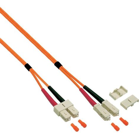 EFB Elektronik O6423.050 Cable de fibra óptica e InfiniBand 0,5 m SC Naranja