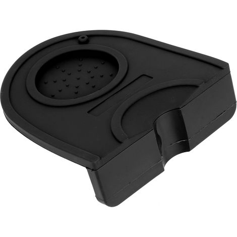 Tapis de tasseur à café en silicone, support pour tasseur à café, accessoire pour machine à café, outil de cuisine, noir (1/5)