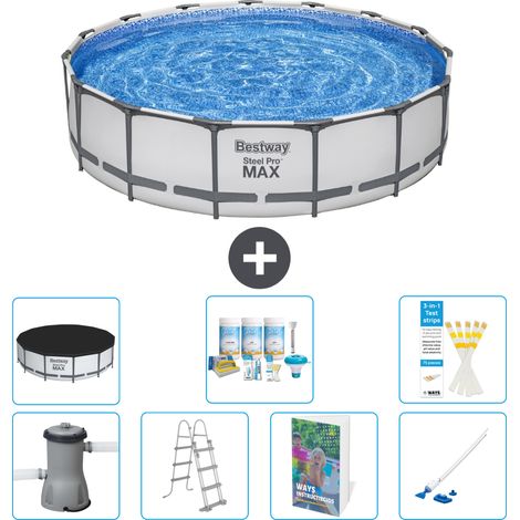 Bestway Steel Pro MAX Rund - 457x122 cm - 8-teilig S658