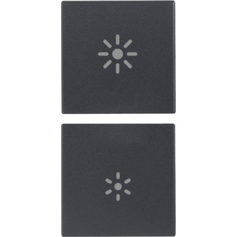 VIMAR - 20751.3 Due mezzi tasti 1M dimmer grigio