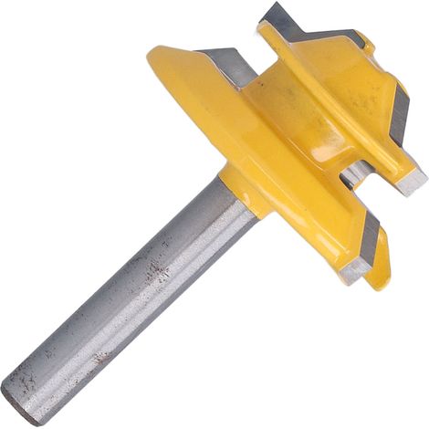 45°-Fräser mit 1/4"-Schaft, Aluminiumklinge, Fräser für Holzbearbeitungsprojekte, 1-1/2" (1/5)