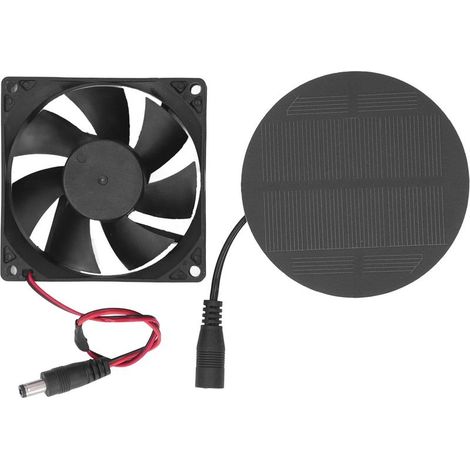 Ventilateur de Ventilation d'échappement de poulailler 5W, en silicium monocristallin, pour animaux de compagnie, chat, chien, maison solaire pour ferme (1/5)