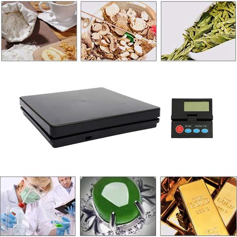 Balance électronique, 50 kg/1 g, balance numérique de haute précision avec écran LCD monté au mur, balance postale, balance numérique pour les colis, les entrepôts et les bagages