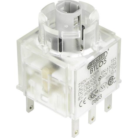 Schlegel BTLO5 Elemento di contatto con portalampada 2 NC Momentaneo 250 V 1 pz. (1/2)