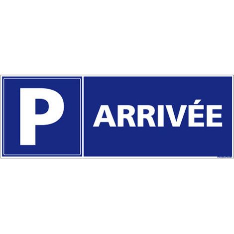 PANNEAU D'ARRIVEE (L0706) - Adhésif - 700 x 250 mm