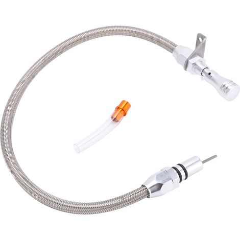 Jauge d'huile de transmission flexible compatible avec les transmissions turbocompressées GM SBC, BBC, Chevrolet TH400 et TH350 (1/5)