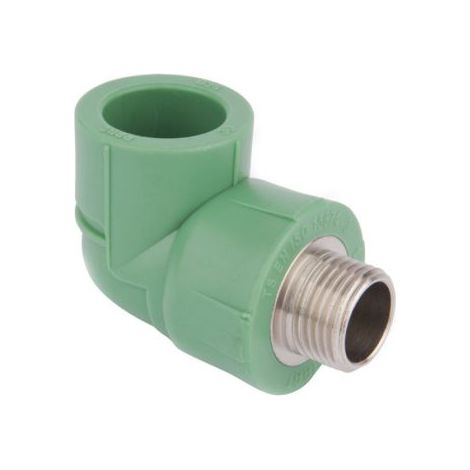 FITTINGSESTANDARD codo rosca macho 201/2 ppr pprcrm2012 , Codo Rosca Macho 20x1/2 PPR PPRCRM2012 de la marca Fittings Estándar. (1/2)