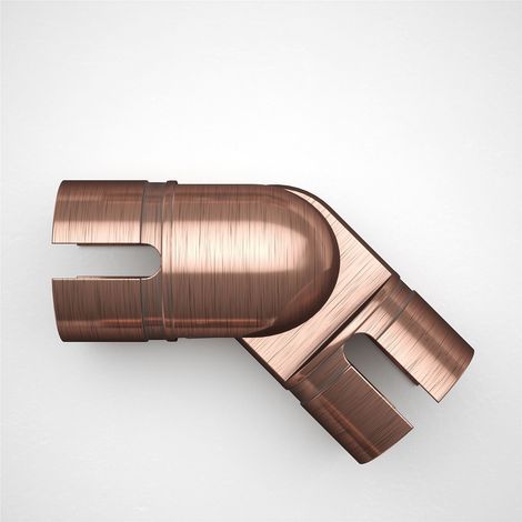 Rothley Antique Copper Adjustable Elbow Staircase Handrail 40mm (1/5)