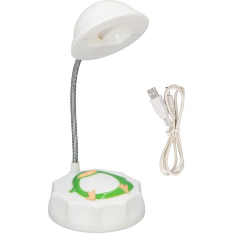 Lampe de bureau enfant LED USB forme d'animal vert chambre décoration éclairage table (1/5)