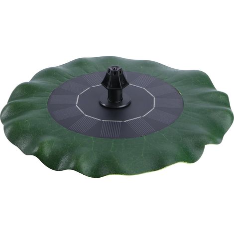 Fontaine Solaire Flottante Forme de Lotus Pompe à Eau Dc sans Brosse Décoration Extérieure Jardin Bassin Piscine Fonctionnement Automatique sans Batterie Circulation Eau pour (1/5)