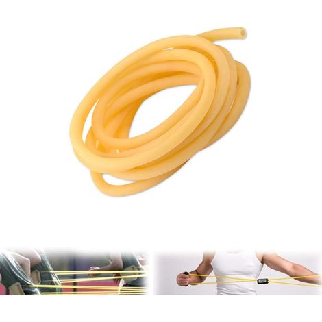 Tuyau en latex naturel - Longueur : 3 m - Tuyau en caoutchouc chirurgical - Diamètre intérieur : 5 mm - Diamètre extérieur : 7 mm (1/5)
