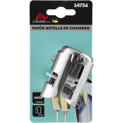Tapón Botella Champán Acero Inoxidable 5.5cm Lauxa Home (1/5)